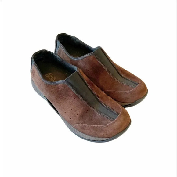 ‎Clarks Springers Suede Mocs 8 - Picture 1 of 9